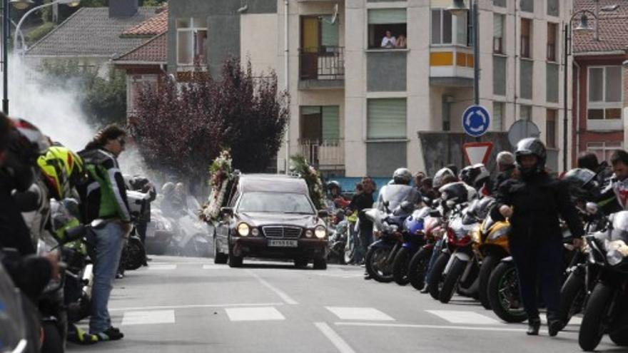 Funeral de Raquel Fernández en Las Vegas, fallecida en un accidente de moto en La Consolación