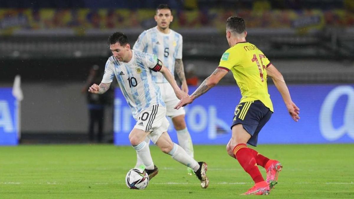 Messi, ante Colombia