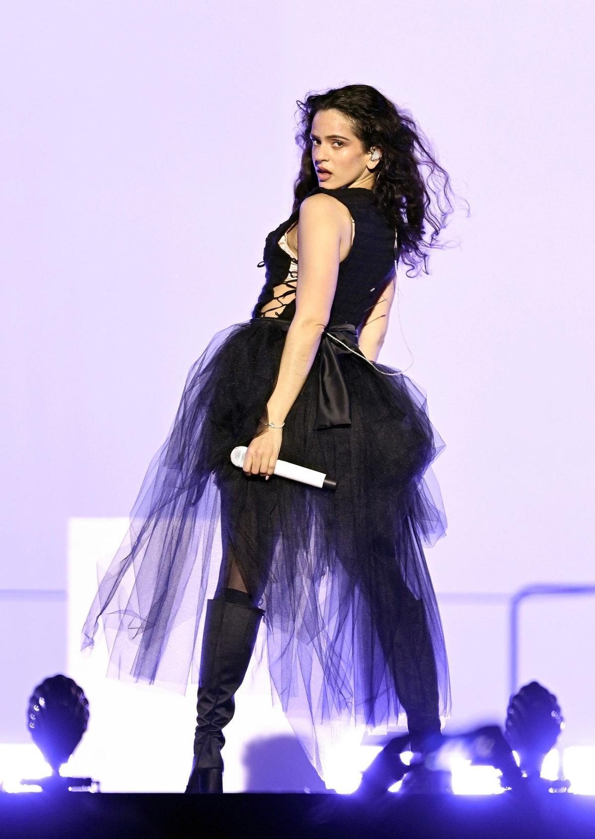 Rosalía, en el LDLC Arena de Lyon.