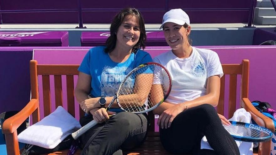 Conchita Martínez y Garbiñe Muguruza, juntas de nuevo