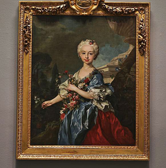 María Antonia Fernanda de Borbón, infanta de España”, de Louis-Michel van Loo (hacia 1737).