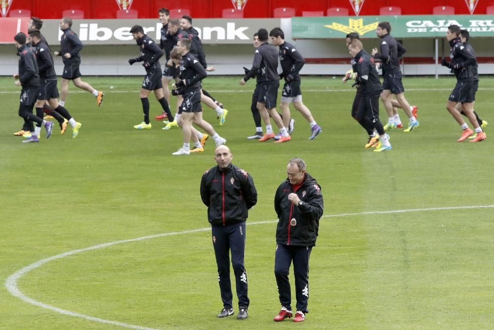 Entrenamiento del Sporting