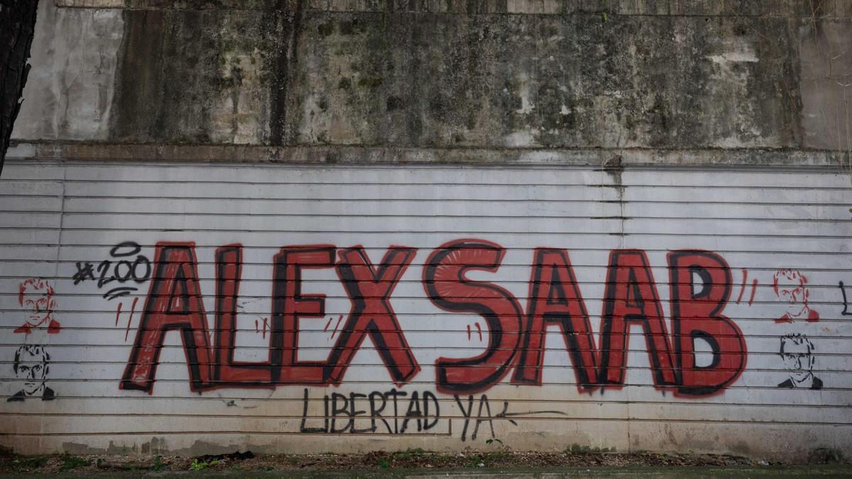 Pintadas a favor de Álex Saab.