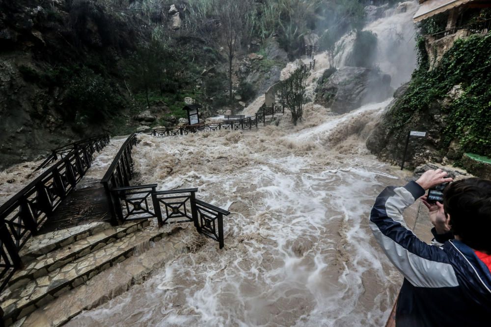 Fuentes del Algar y Callosa tras las lluvias