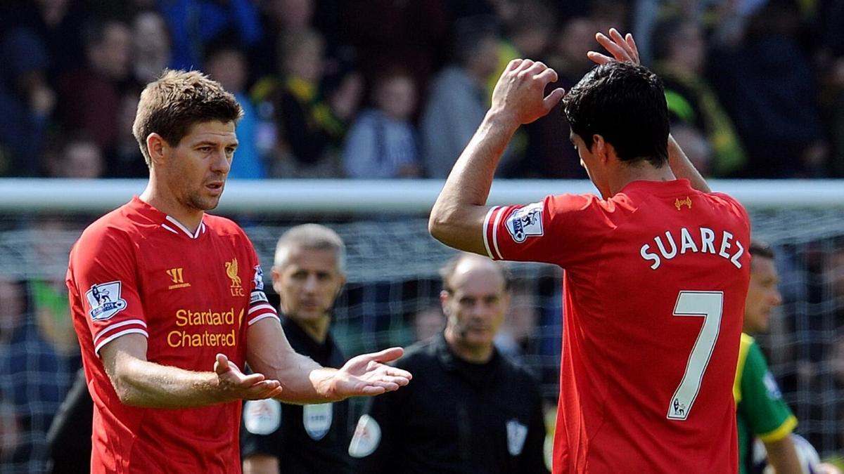 Steven Gerrard quiere a Suárez para 'su' Aston Villa | Twitter @LFC