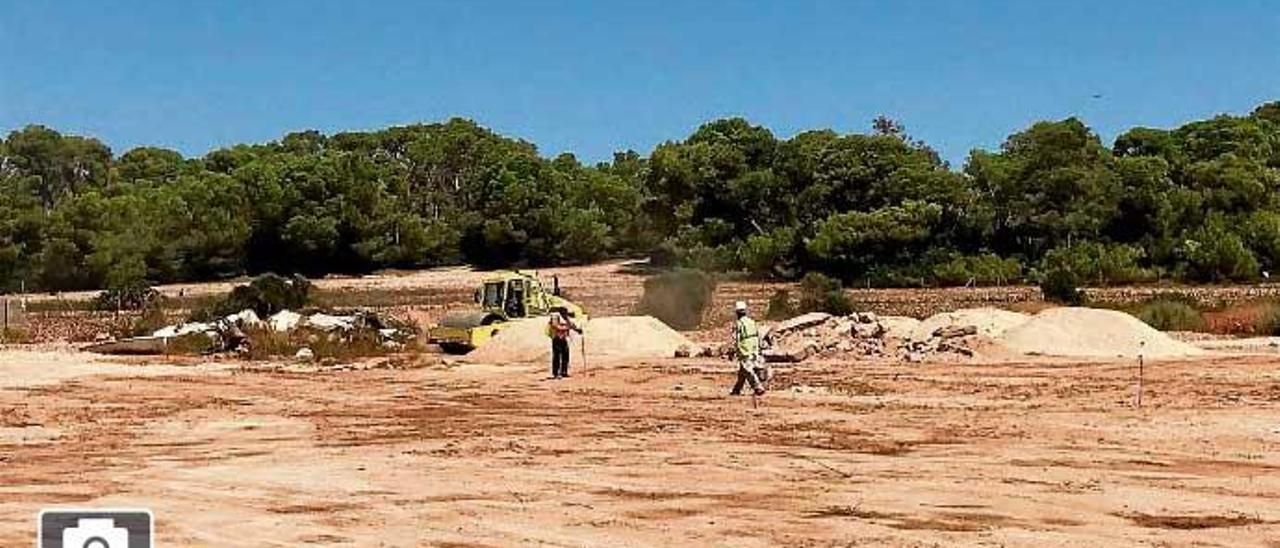 Reanudan las obras de ses Ramones tras modificar el proyecto y aumentar el coste