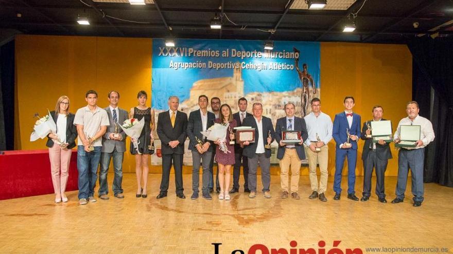 Gala de los XXXVI premios al Deporte murciano 2017