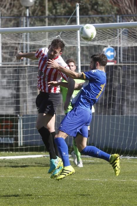 El partido entre el Real Avilés y el Siero, en imágenes