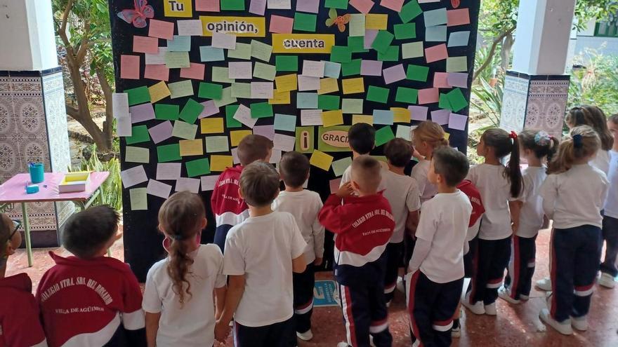 Unos 200 alumnos participan en la Carrera Solidaria del CEIP Nuestra Señora del Rosario de Agüimes