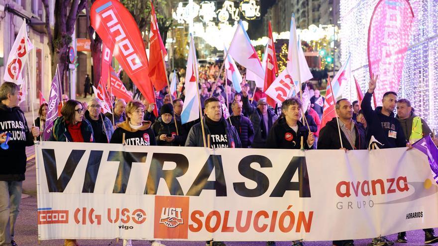 Los trabajadores de Vitrasa retoman las movilizaciones: zonas y horarios para evitar el colapso de tráfico