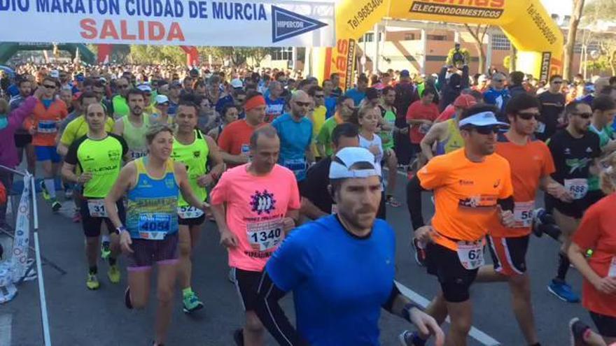 Media Maratón de Murcia 2016: Salida