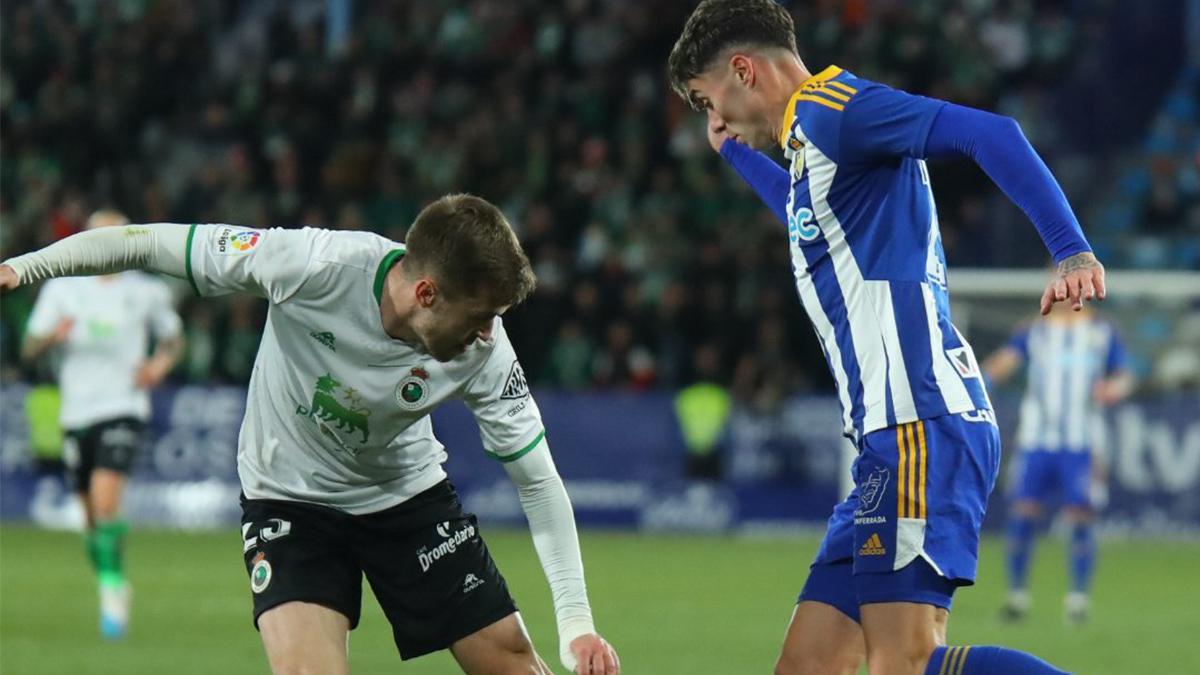 Resumen, goles y highlights del Ponferradina 1 - 1 Racing de la jornada 26 de LaLiga Smartbank