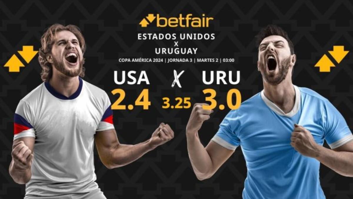 Pronósticos Estados Unidos vs. Uruguay: horario, TV, estadísticas y clasificación