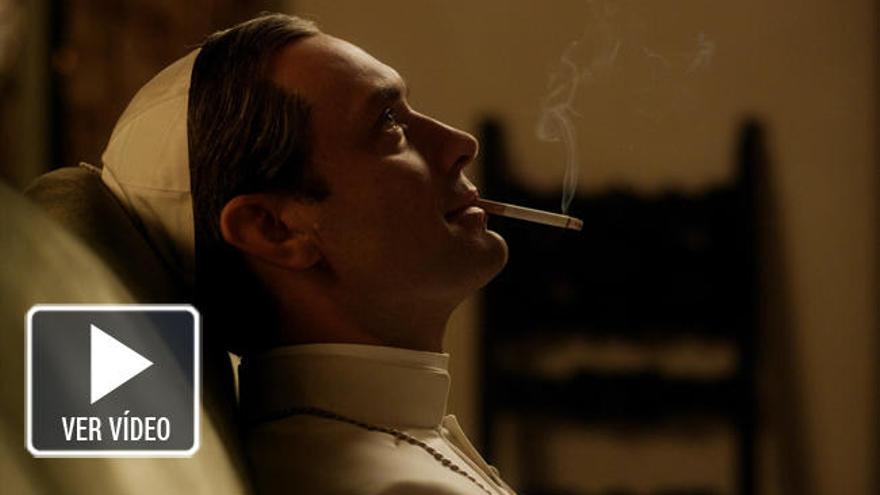 Jude Law en &#039;The young Pope&#039;.