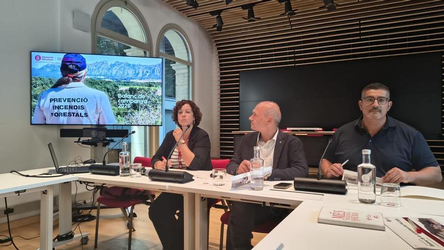 La Diputació de Barcelona és optimista amb els resultats de la campanya d'enguany malgrat que augmentat de manera important el nombre d'incendis