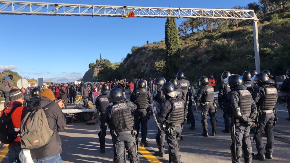 Manifestació a la frontera