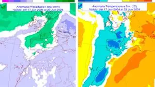 Llega un cambio brusco de temperaturas a Andalucía y posibles lluvias