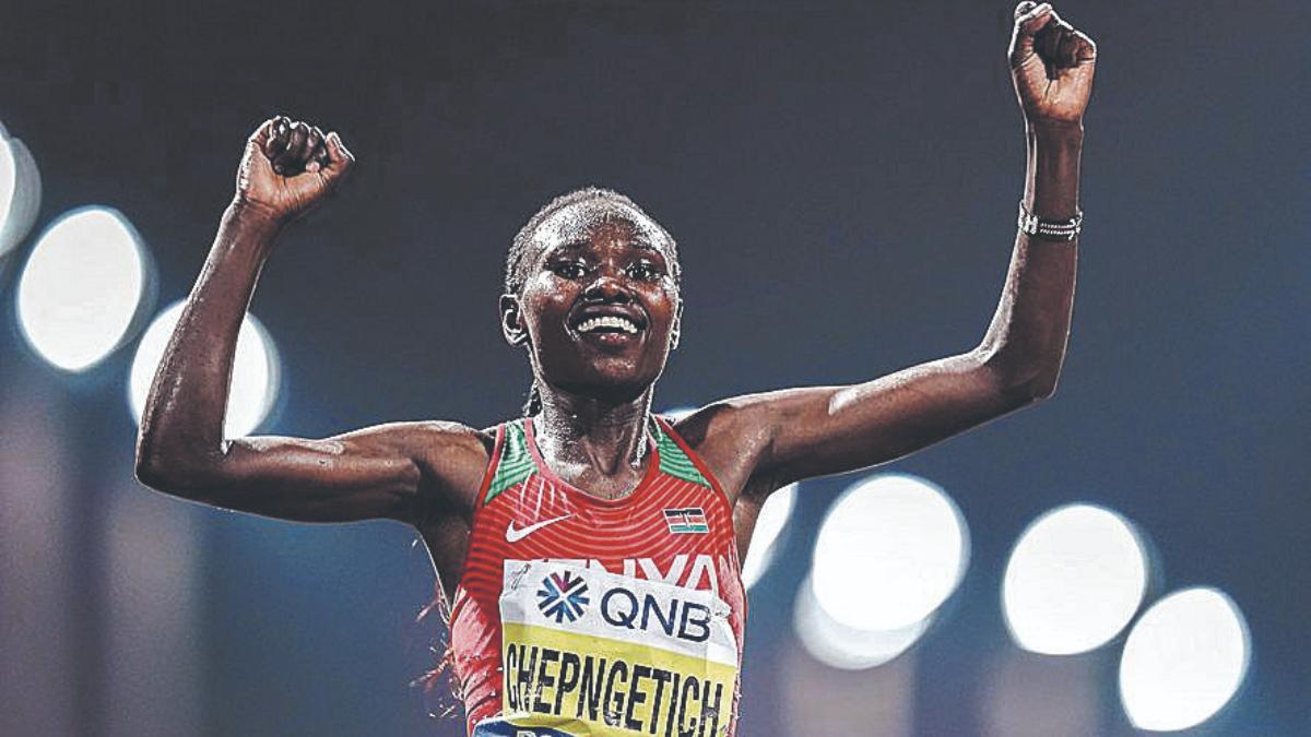 La keniana Ruth Chepngetich, 'recordwoman' mundial de maratón, está sancionada por dopaje