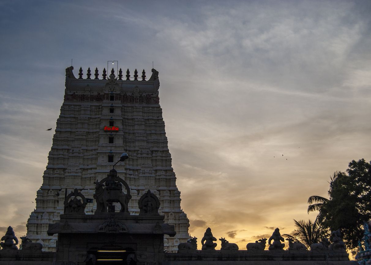 Imágenes del templo Ramanathaswamy de Rameshwaram.