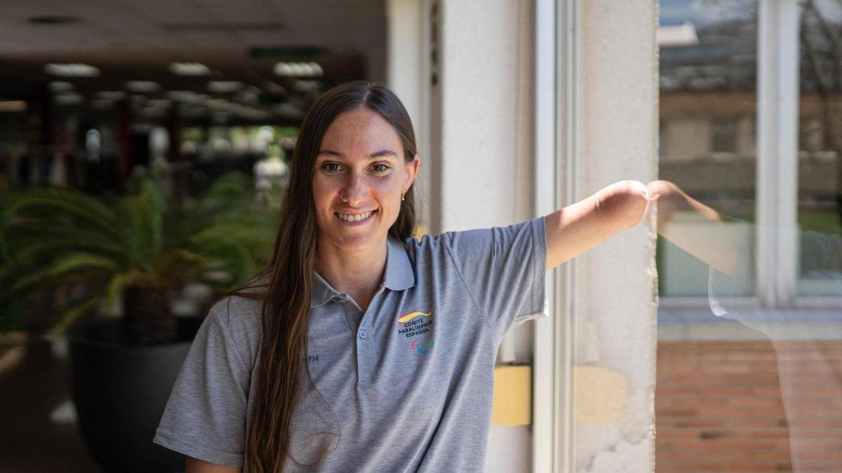 La nadadora Sarai Gascón, en el CAR de Sant Cugat