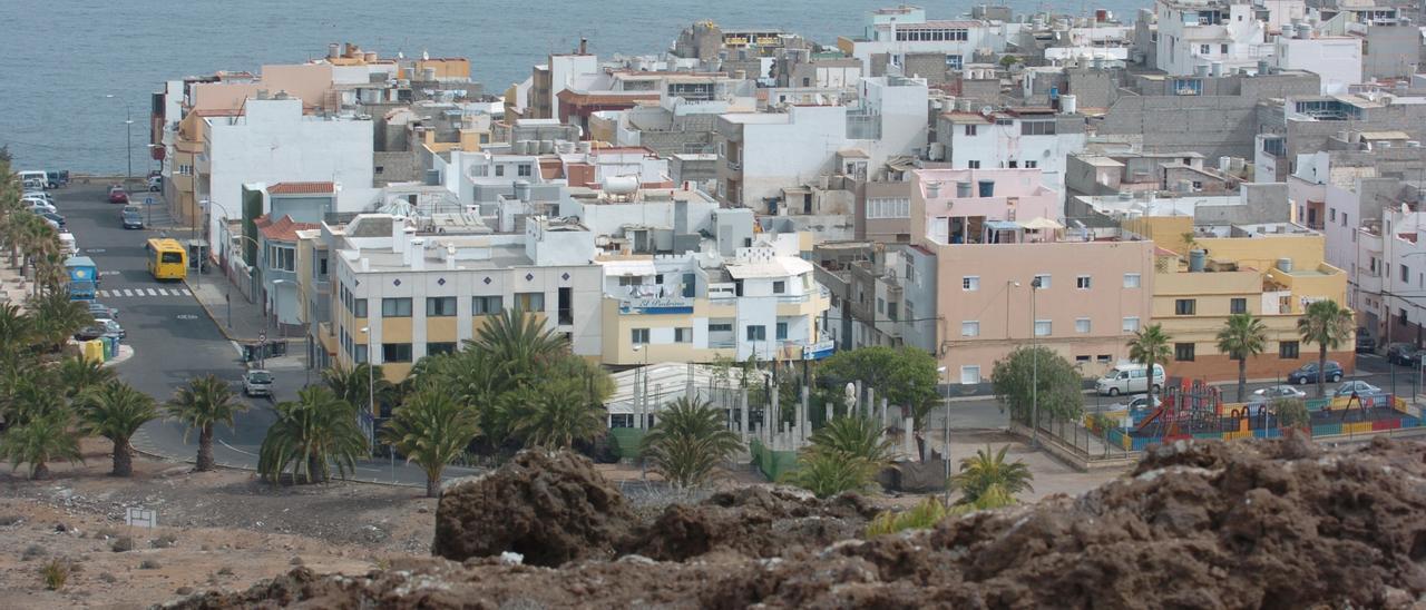 Vistas del barrio de Las Coloradas, en Las Palmas de Gran Canaria.