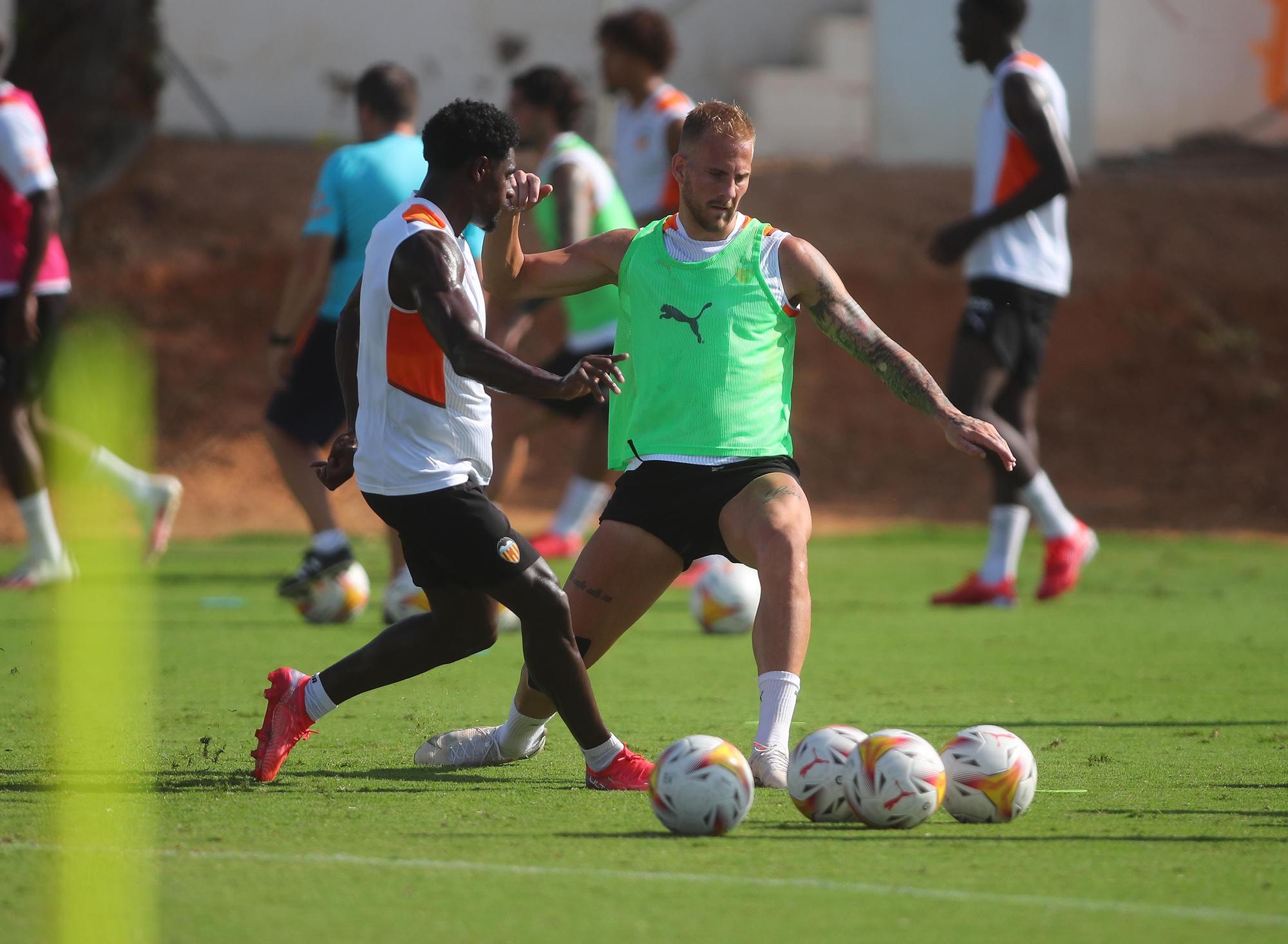 Así ha sido el entrenamiento de hoy del Valencia CF