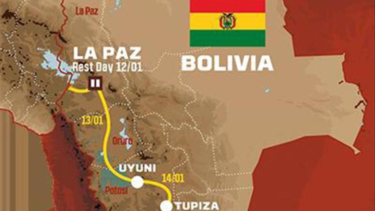El recorrido del Dakar 2018 en Bolivia