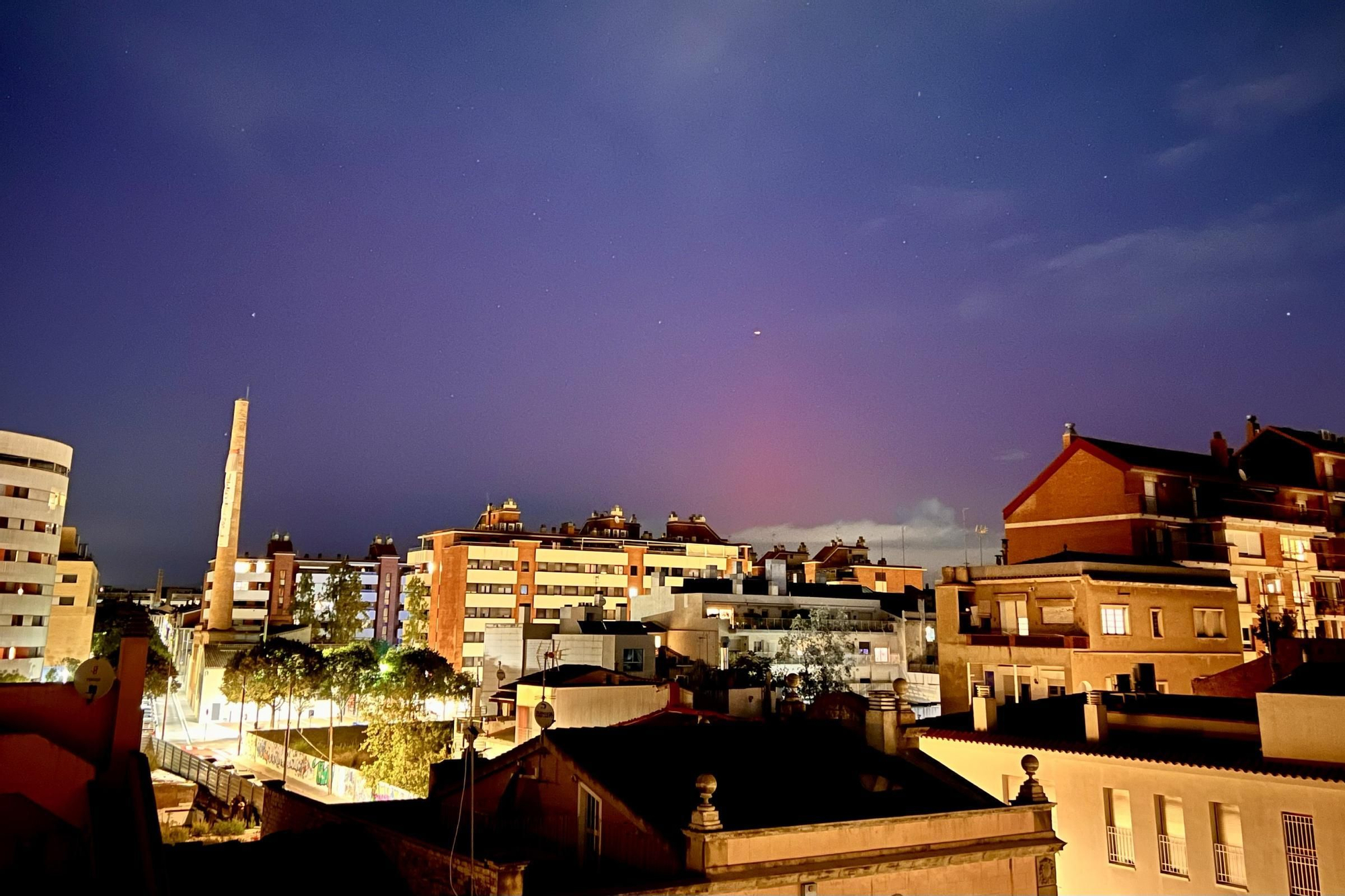 Les imatges de les aurores boreals que s'han albirat a Catalunya