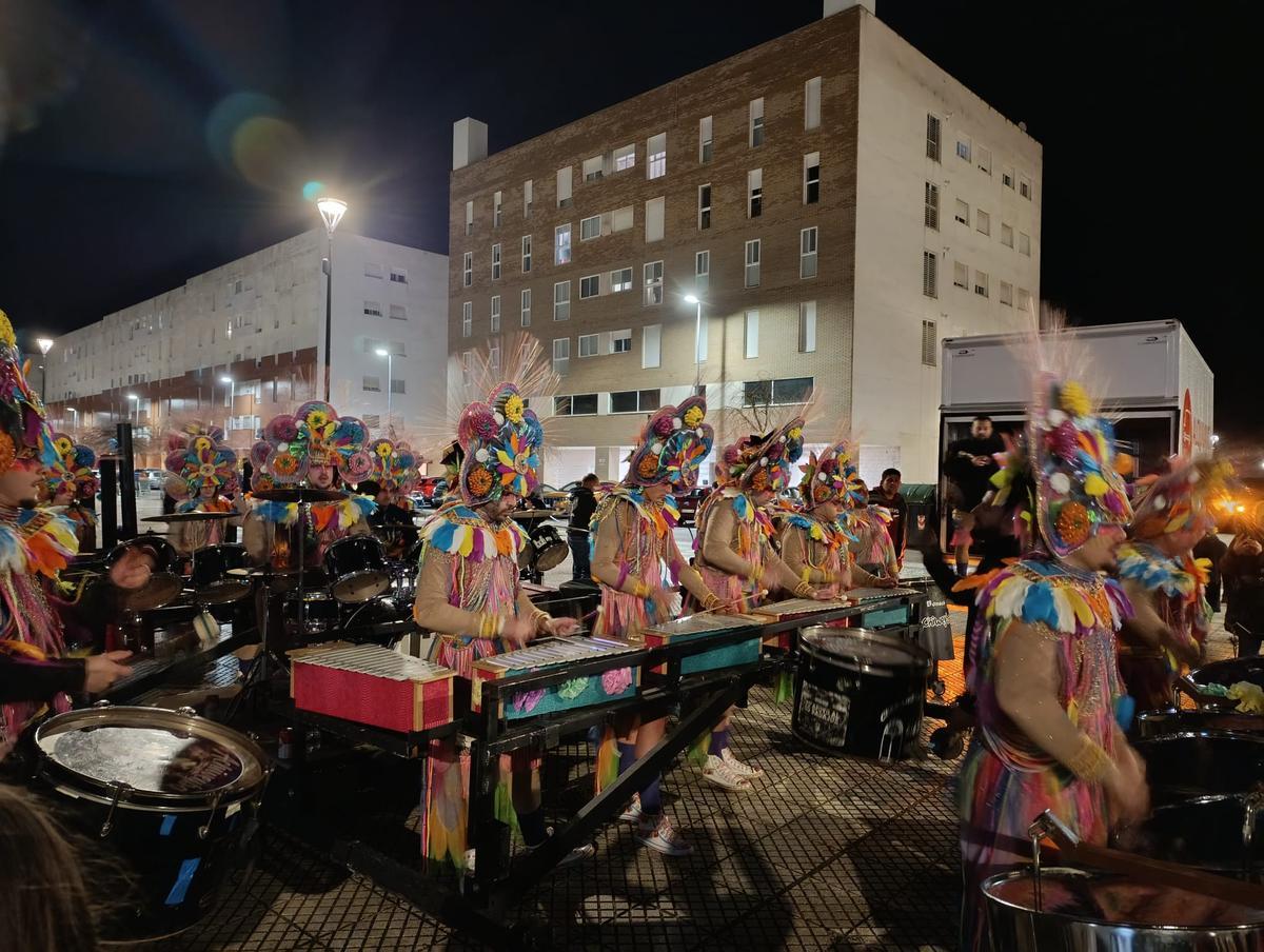 Una de las comparsas que desfilaron el año pasado en Cerro Gordo.