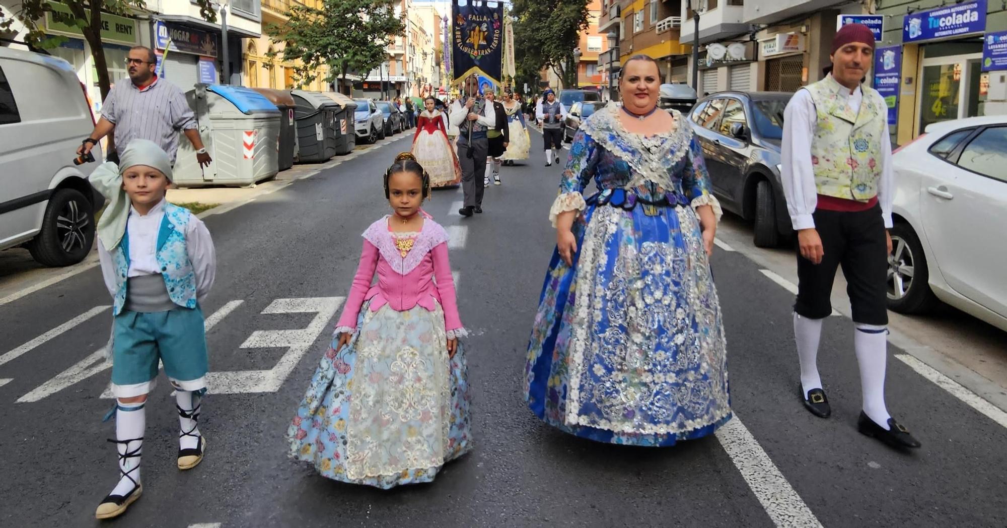 Las comisiones el Marítim, protagonistas en el Homenaje a la Senyera