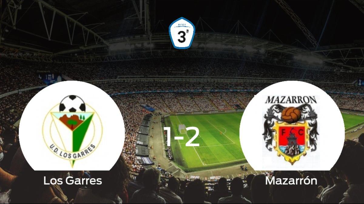 El Mazarrón FC vence 1-2 en el feudo del Los Garres