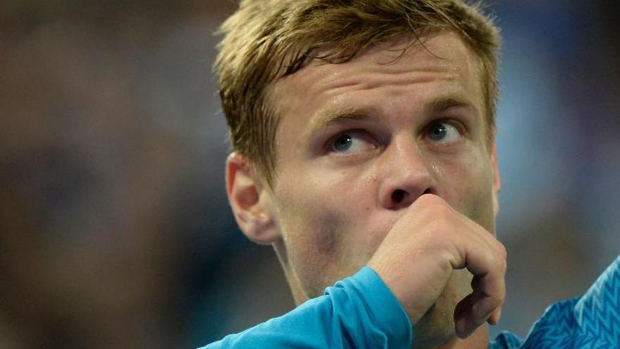 Kokorin celebra un gol con el Zenit