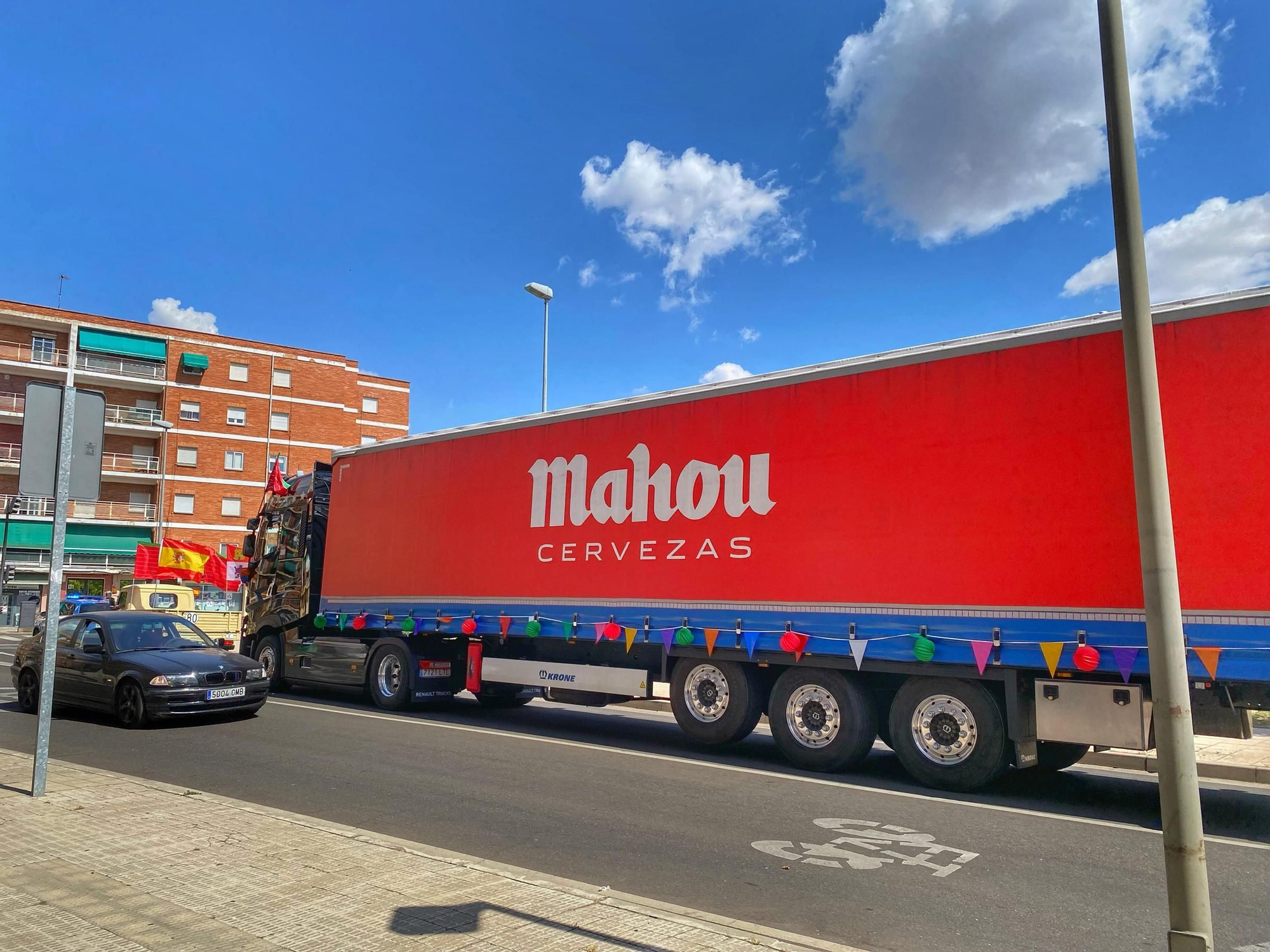 Los camioneros de Zamora honran a su patrón, San Cristóbal