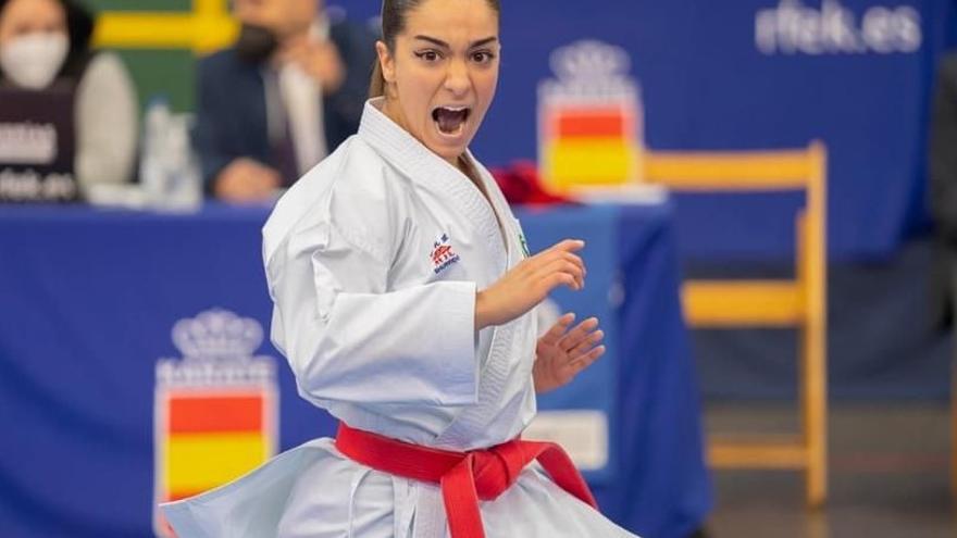 Paola García este viernes en el Campeonato de España en La Rioja