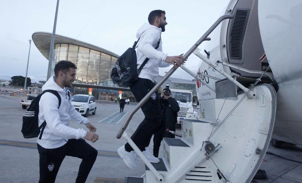 El Valencia ya está en Sevilla para el partido contra el Betis