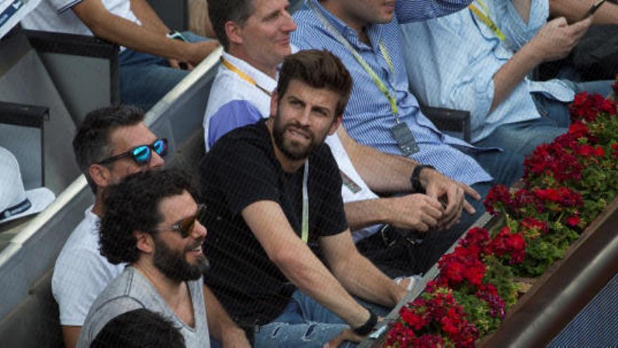 Gerard Piqué, en un partido de La Caja Mágica