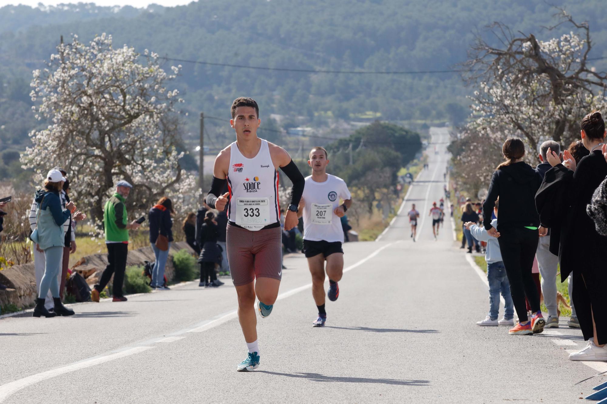 Galería de imágenes de los 250 atletas participantes en la Cursa de la Flor de l’Ametller en Ibiza