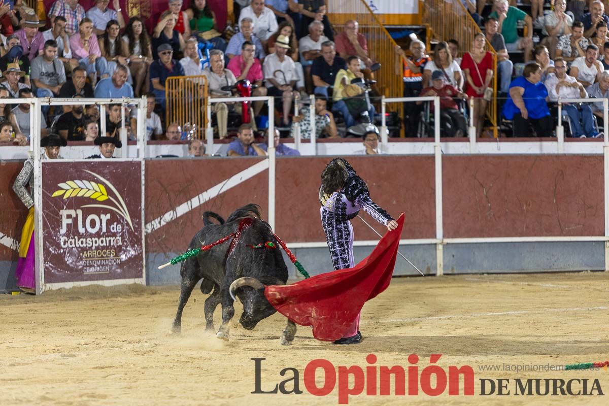 Quinta novillada Feria Taurina del Arroz en Calasparra (Marcos Linares, Diego Bastos y Tristán Barroso)