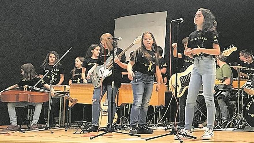 Nueva actuación de la joven estany’s band