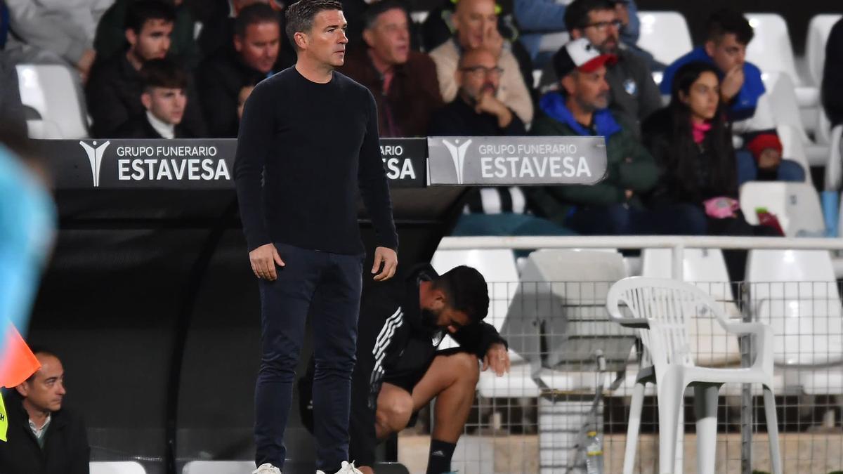 Luis Carrión, en el partido frente al Eibar