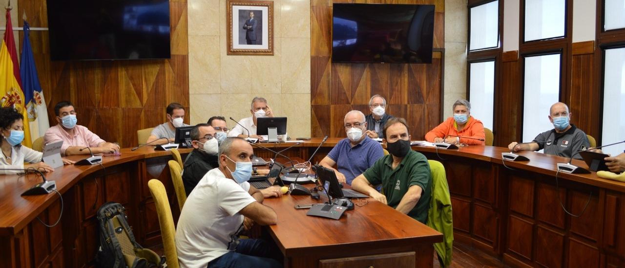 Torres preside la reunión del comité técnico y científico del Pevolca.