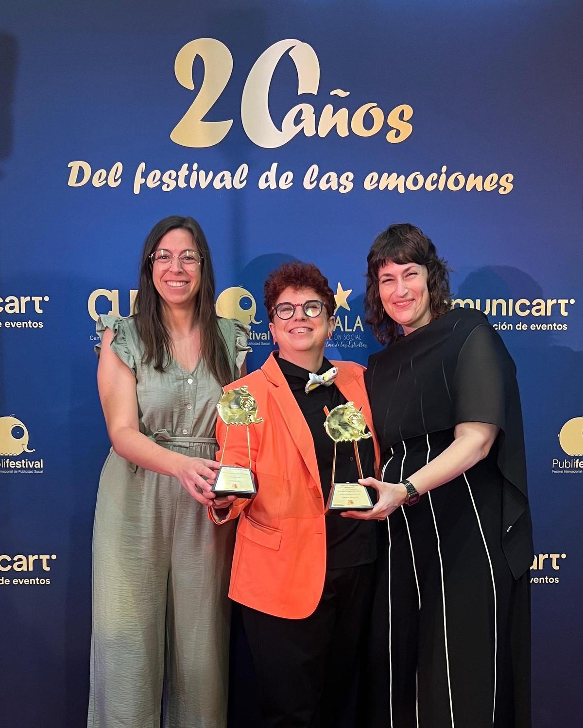 Laura Mirambell, Vero Cerdán y Mentxu Segura