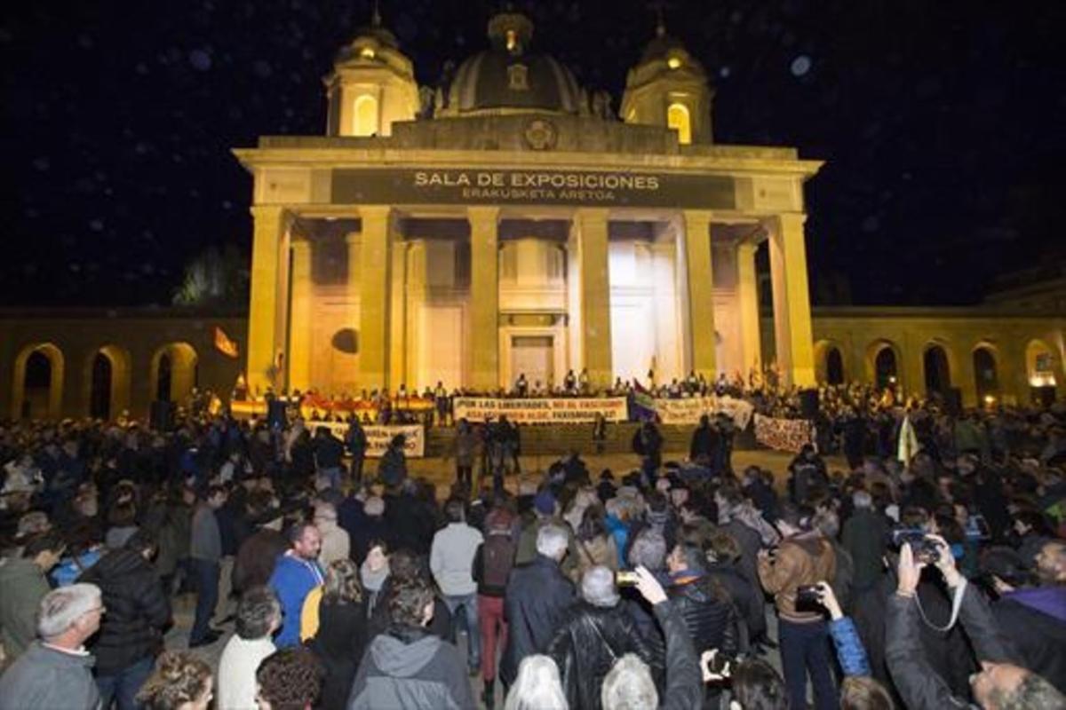 Manifestació contra el feixisme i per la llibertat.  19 de novembre del 2016.