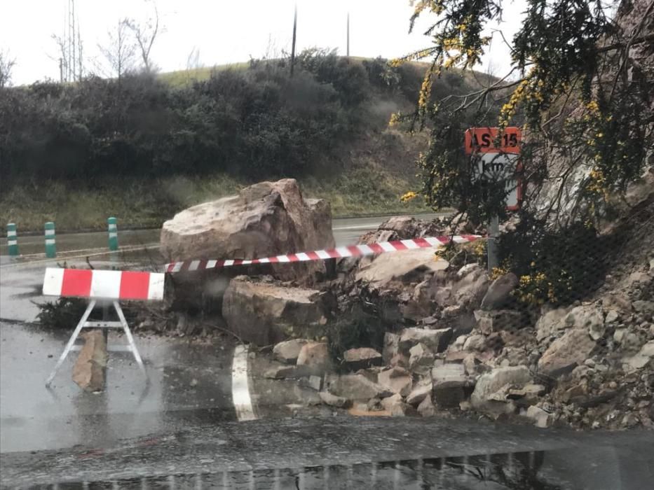 Temporal en Asturias: Segundo día de riadas y desperfectos en Asturias