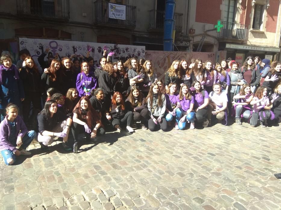Acte a la Pujada de Sant Fèlix organitzat per La Forja - Gironès, CUP - Crida per Girona, SEPC - UdG i SEPC Comarques Gironines