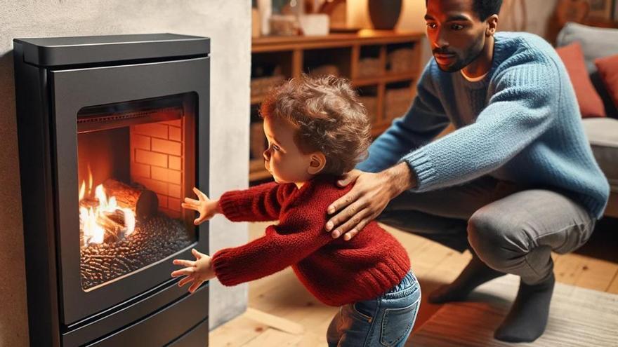 Esta chimenea leña barata no necesita obras: todo un chollo de Leroy Merlin  para el Blue Monday