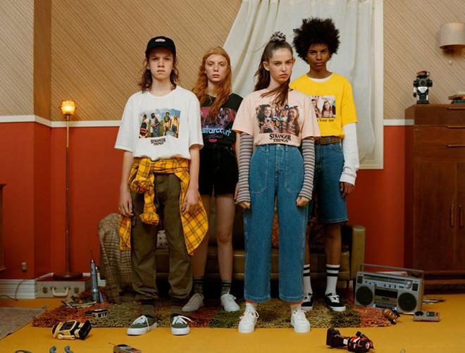 La nueva colección de camisetas de Pull&amp;Bear para el estreno de 'Stranger Things 3'