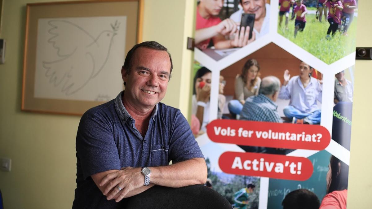 Jordi Balot, presidente de la Federació Catalana de Voluntariat Social.