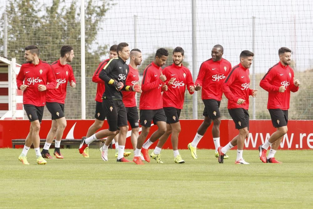 Entrenamiento del Sporting