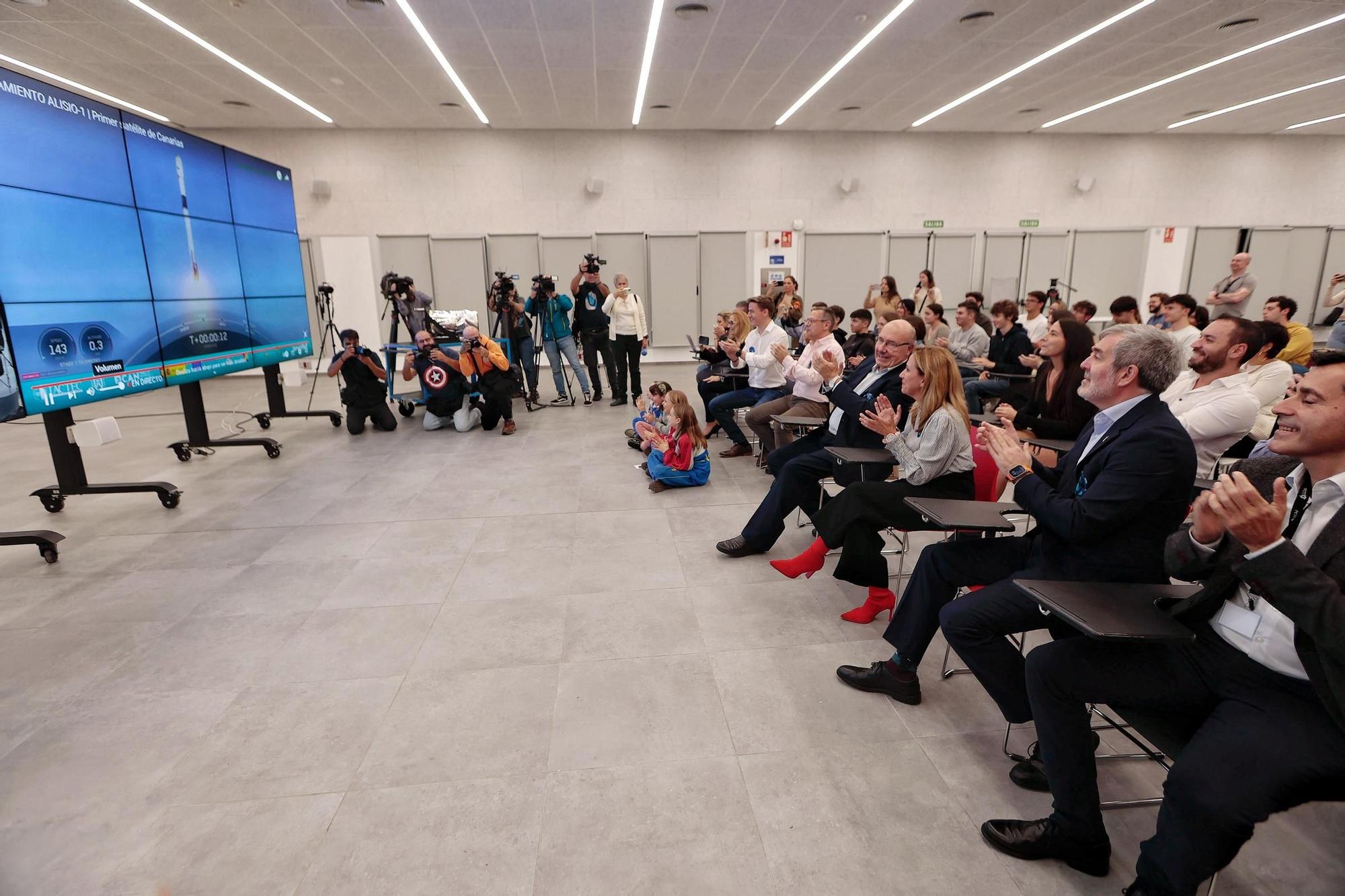 Seguimiento desde Canarias del lanzamiento del satélite ALISIO-1